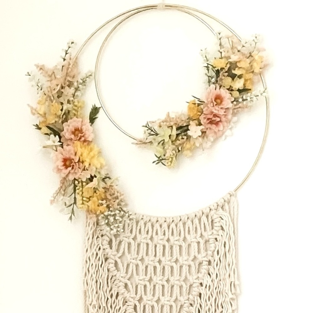 Girls Macrame Decor Wall Hanging